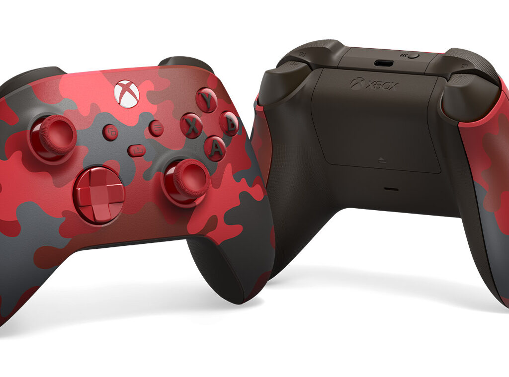Daystrike Camo ny färg på Xbox Series handkontrollen